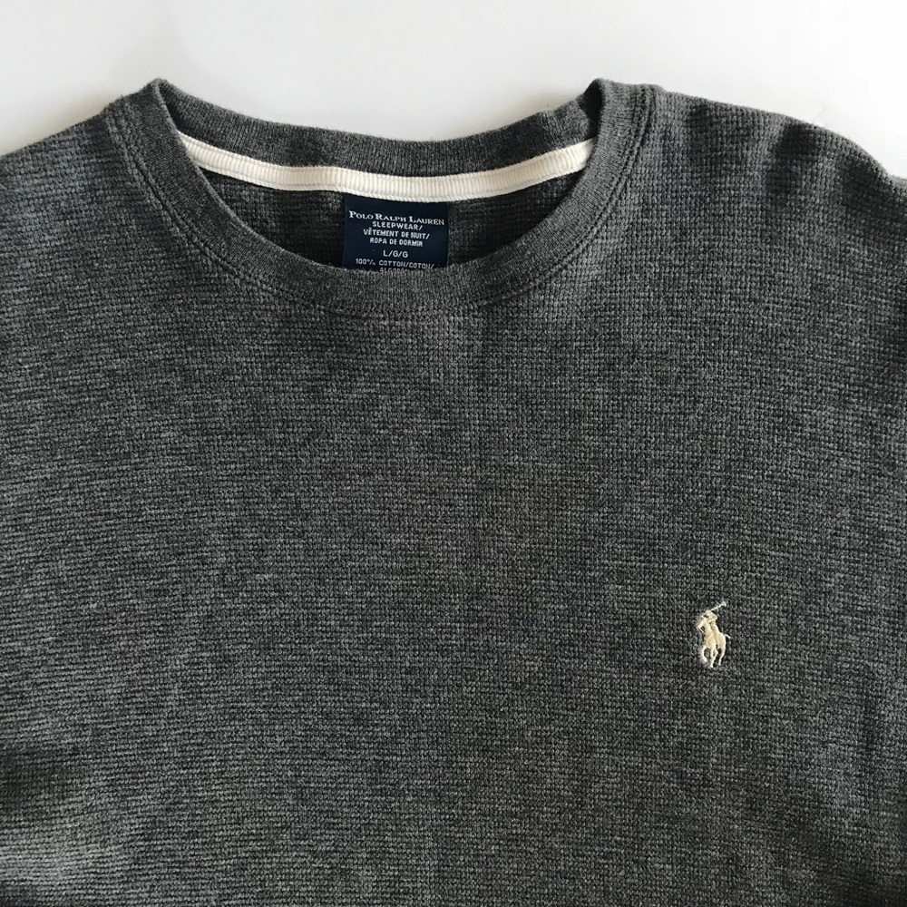 POLO RALPH LAUREN Grey Long Sleeve Thermal